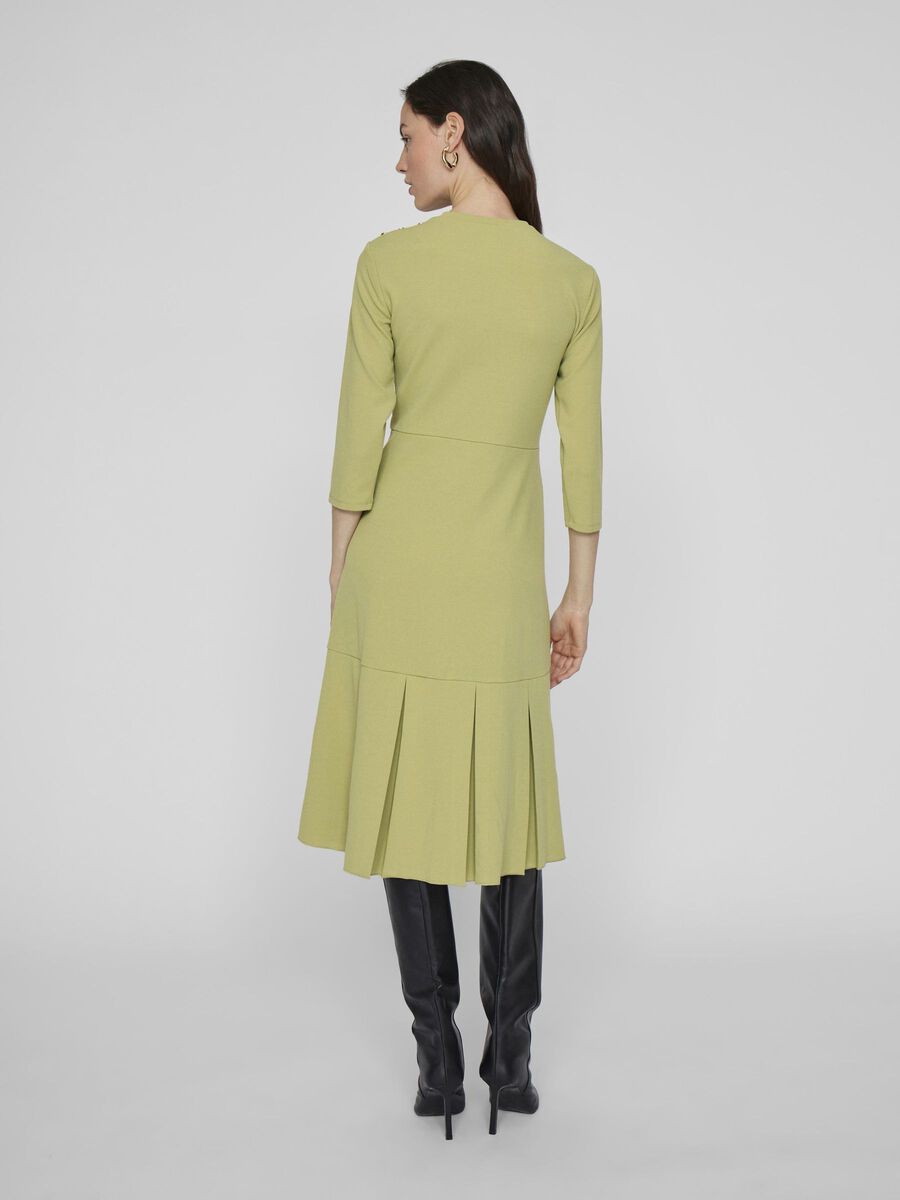 VILA 3/4-MOUWEN MIDI JURK, Green Moss, highres - 14109872_GreenMoss_004.jpg