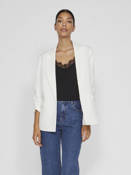 Vila 3/4-SLEEVED BLAZER, Cloud Dancer, highres - 14087178_CloudDancer_1110777_003.jpg