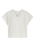 Product image thumbnail - VIPRISILLA V-NECK SHORT SLEEVED TOP, Snow White | 6