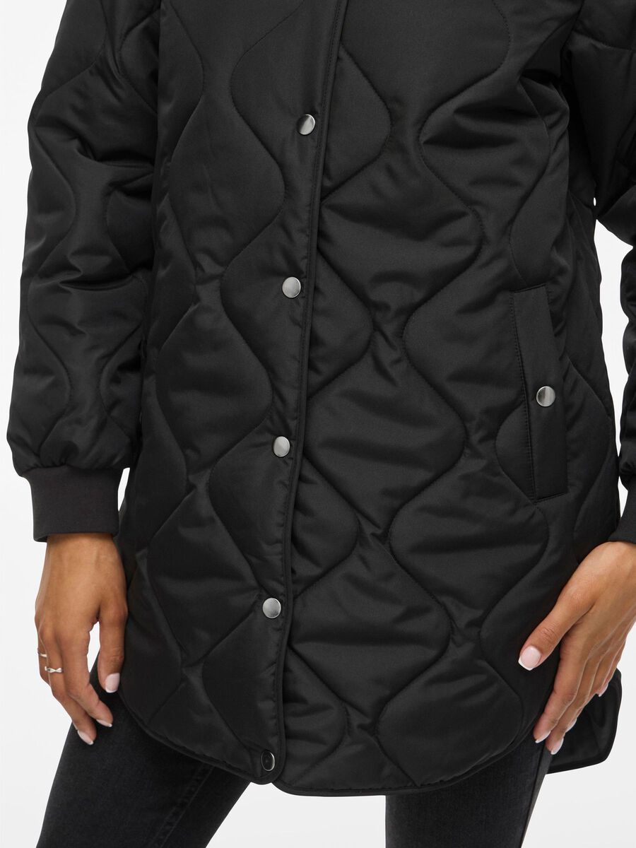 Carousel image - VITATE QUILTED COAT, Black Beauty | 5