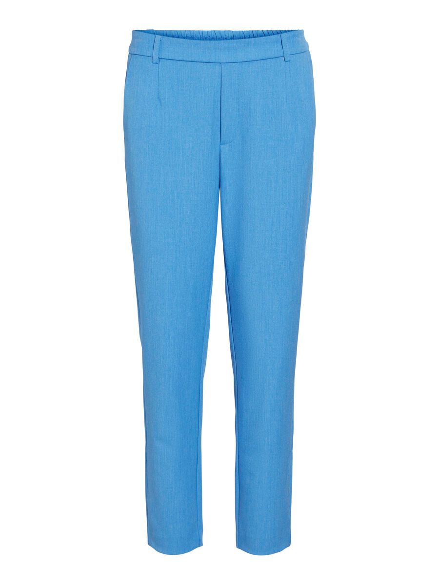 VILA VIVARONE SLIM FIT HIGH WAISTED TROUSERS, Regatta, highres - 14087406_Regatta_1192432_001.jpg