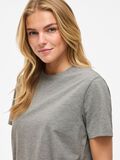 VILA VINORA RUNDHALS T-SHIRT, Medium Grey Melange, highres - 14103448_MediumGreyMelange_006.jpg