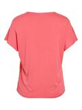 VILA VIELLETTE V-NECK SHORT SLEEVED TOP, Dubarry, highres - 14089239_Dubarry_002.jpg