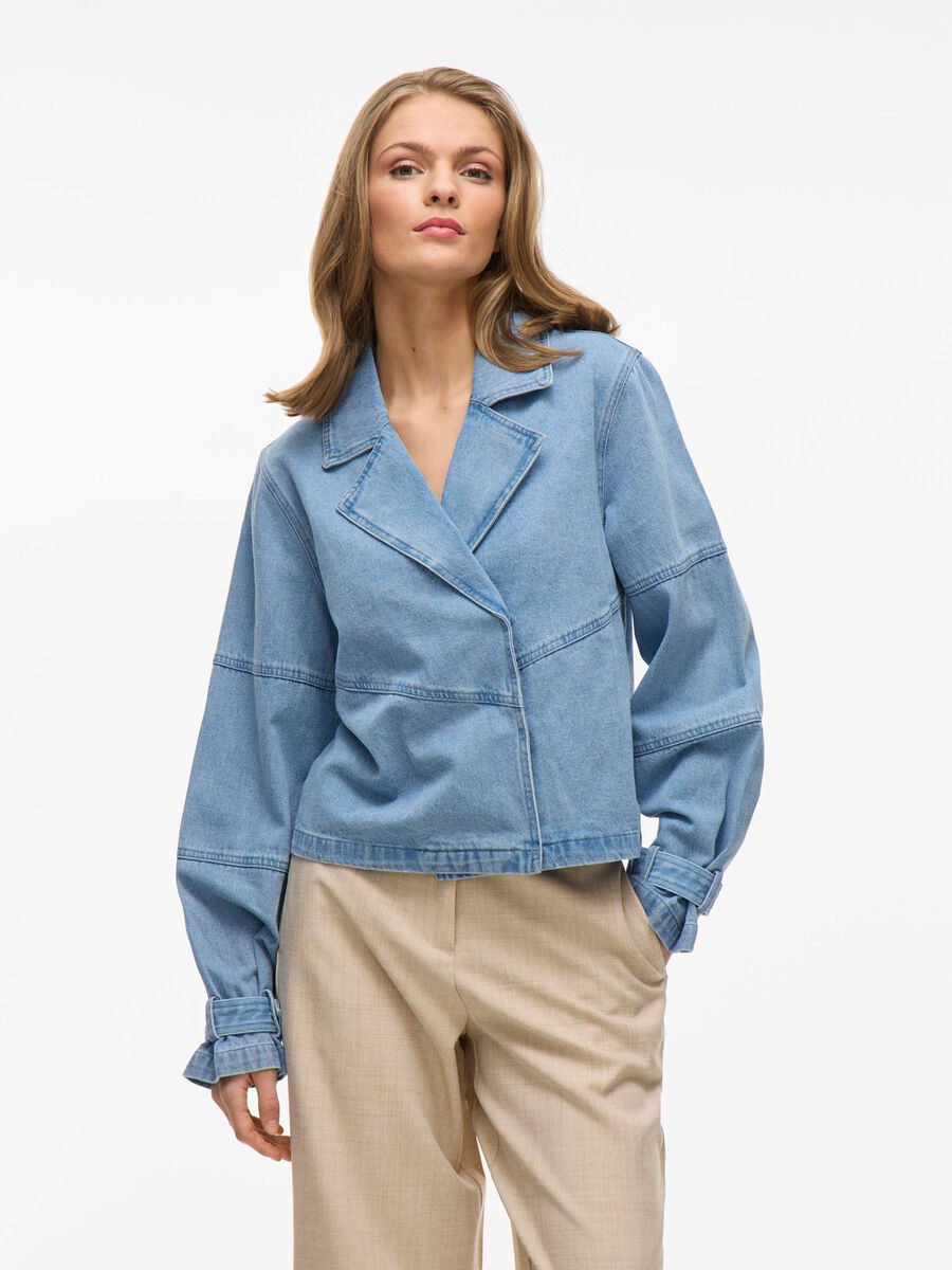 VILA DENIM JACKET, Light Blue Denim, highres - 14105832_LightBlueDenim_003.jpg