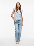 VILA VIHORTENSA EMBROIDERED CAP SLEEVE TOP, Kentucky Blue, highres - 14106908_KentuckyBlue_005.jpg