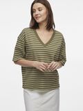 VILA V-NECK SHORT SLEEVED TOP, Capulet Olive, highres - 14103325_CapuletOlive_1175962_007.jpg