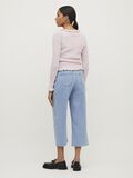 Vila CROPPED FIT WIDE FIT JEANS, Light Blue Denim, highres - 14071619_LightBlueDenim_004.jpg