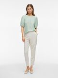 VILA ROUND NECK SHORT SLEEVED TOP, Silt Green, highres - 14101667_SiltGreen_005.jpg