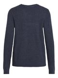 Vila ROUND NECK KNITTED PULLOVER, Total Eclipse, highres - 14054177_TotalEclipse_714851_002.jpg
