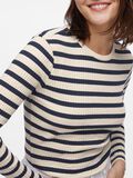 VILA RUND HALS LANGERMET TOPP, Navy Blazer, highres - 14103246_NavyBlazer_1156680_006.jpg