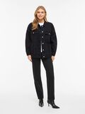 Product image thumbnail - VIKIRA BUTTONED DENIM JACKET, Black Denim | 4