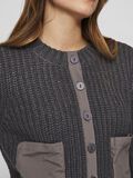 VILA À BOUTONS CARDIGAN, Dark Grey Melange, highres - 14107101_DarkGreyMelange_1185331_006.jpg