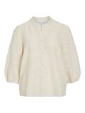 VILA VIFINA 3/4 SLEEVED SHIRT, Birch, highres - 14113197_Birch_001.jpg