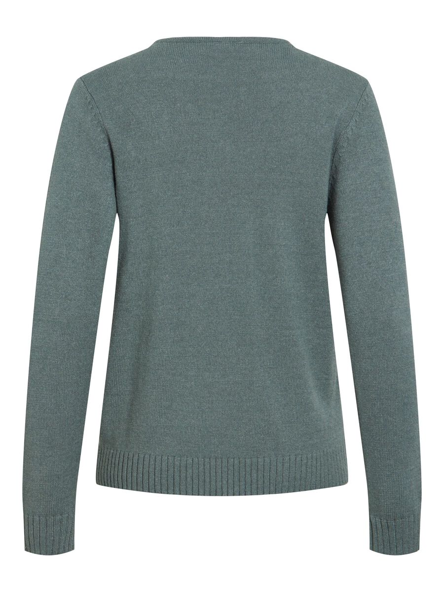 Product carousel image - VIRIL V-AUSSCHNITT STRICKPULLOVER, Balsam Green | 2