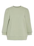 VILA VIREFLECT 3/4 SLEEVED SWEATSHIRT, Swamp, highres - 14112387_Swamp_001.jpg