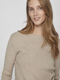 Vila LONG SLEEVE KNITTED TOP, Natural Melange, highres - 14084325_NaturalMelange_006.jpg