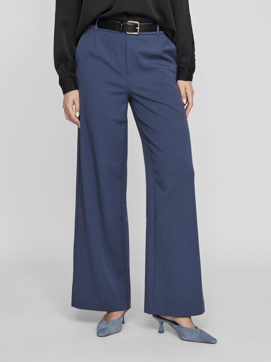 VILA VIVARONE HIGH WAIST HOSE MIT WEITEM BEIN, Vintage Indigo, highres - 14087407_VintageIndigo_003.jpg