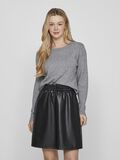 VILA VIRIL - COL ROND PULL EN MAILLE, Medium Grey Melange, highres - 14054177_MediumGreyMelange_003.jpg