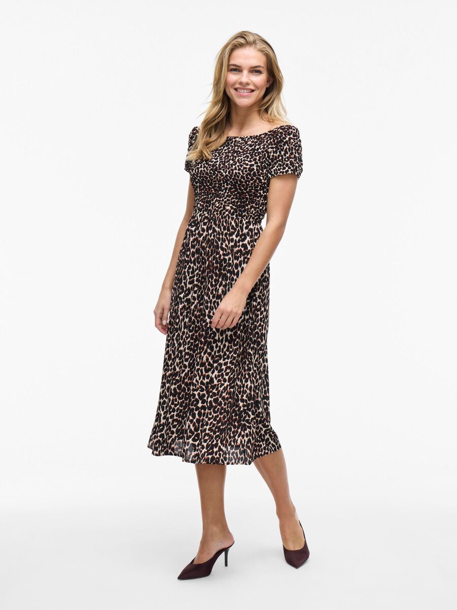 Carousel image - VESTIDO TIPO AVENTAL, Black | 4