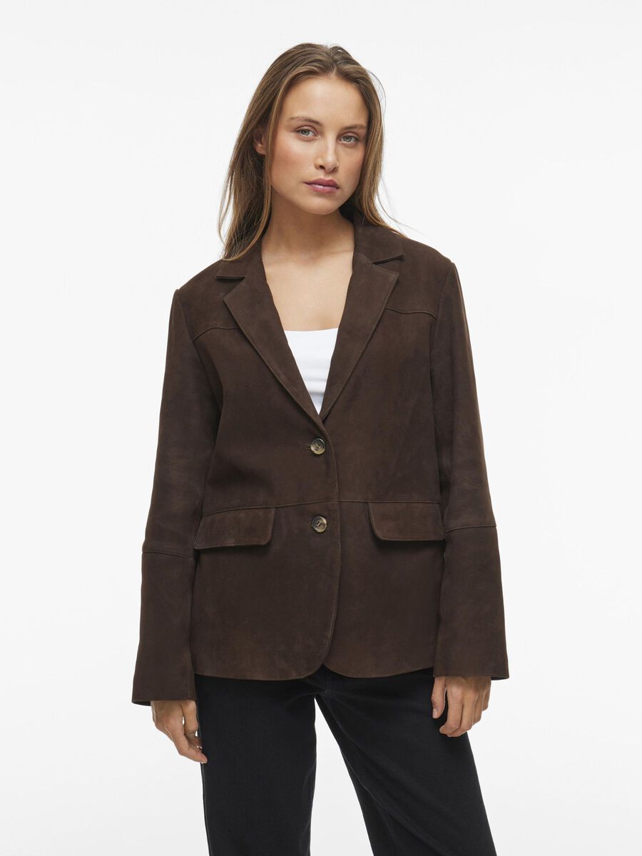 VILA RUSKIND BLAZER, Fondue Fudge, highres - 14111005_FondueFudge_003.jpg