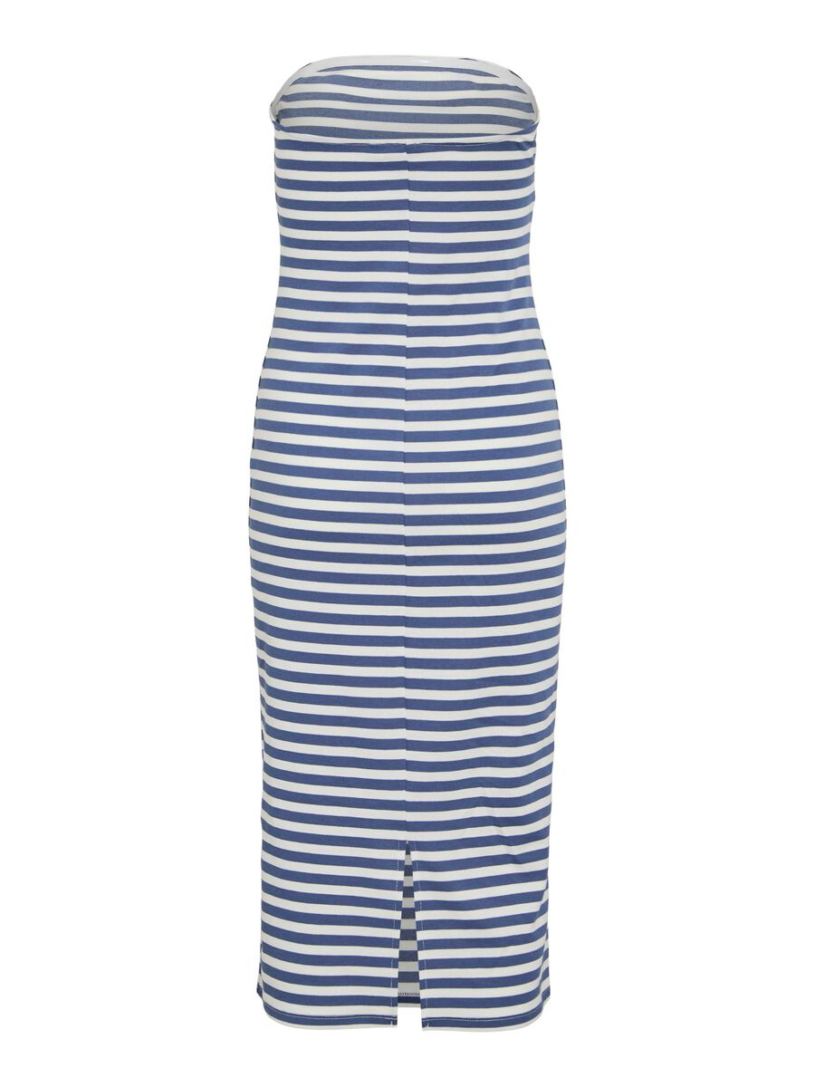 VILA VININNY TUBE MIDI DRESS, Navy Blazer, highres - 14112713_NavyBlazer_1243647_002.jpg