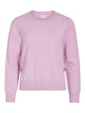 VILA ROUND NECK KNITTED PULLOVER, Winsome Orchid, highres - 14104631_WinsomeOrchid_001.jpg