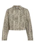 VILA SNAKE PRINT DENIM JACKET, Birch, highres - 14110974_Birch_1226170_001.jpg