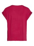 VILA VIELLETTE SHORT SLEEVED TOP, Cerise, highres - 14059563_Cerise_002.jpg