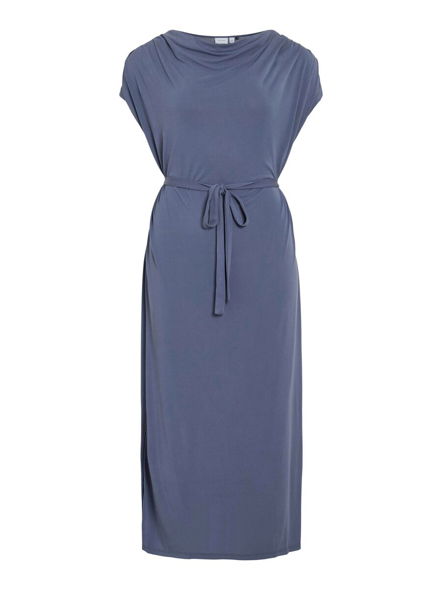VILA VIMODALA WATERFALL MIDI DRESS, Vintage Indigo, highres - 14107642_VintageIndigo_001.jpg