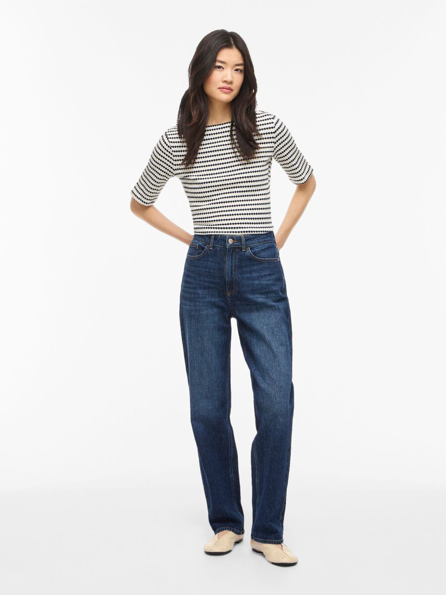 Carousel image - VILOPES DECOTE BARCO TOP DE MANGA CURTA, Birch | 4