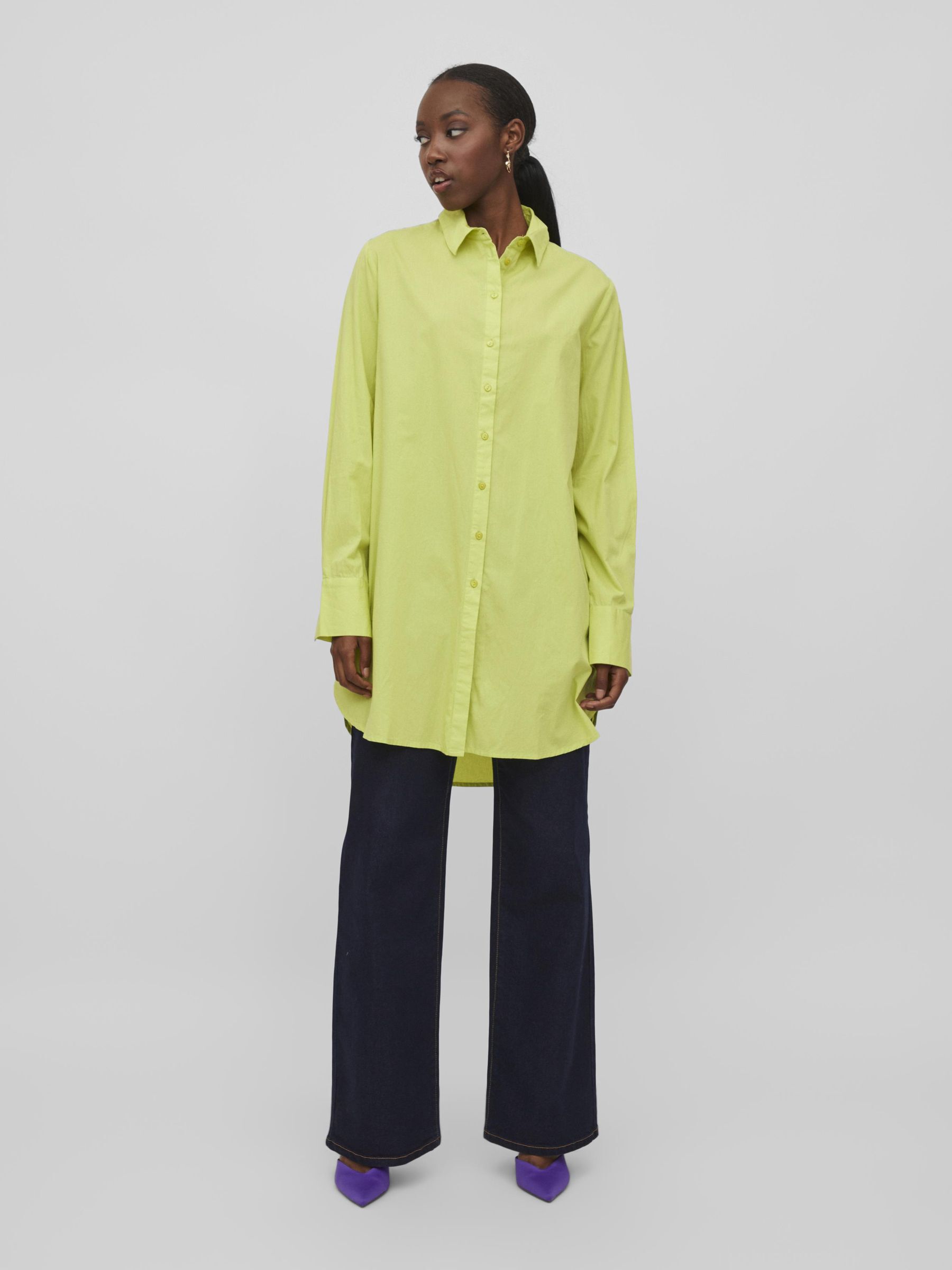 OVERSIZED OVERHEMD Groen VILA