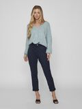 Vila CROPPED CHINO TROUSERS, Total Eclipse, highres - 14050349_TotalEclipse_005.jpg