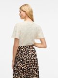 VILA ROUND NECK SHORT SLEEVED TOP, Birch, highres - 14106547_Birch_004.jpg