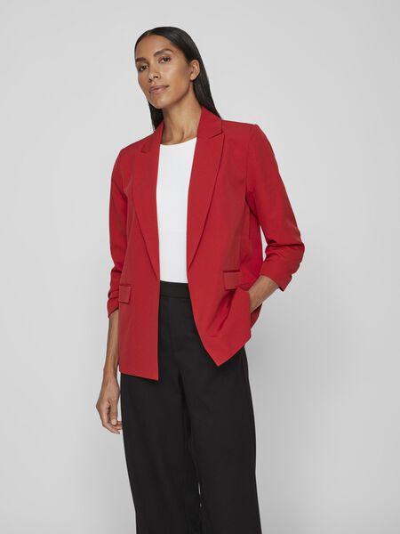 Vila 3/4-SLEEVED BLAZER, Pompeian Red, highres - 14087178_PompeianRed_003.jpg