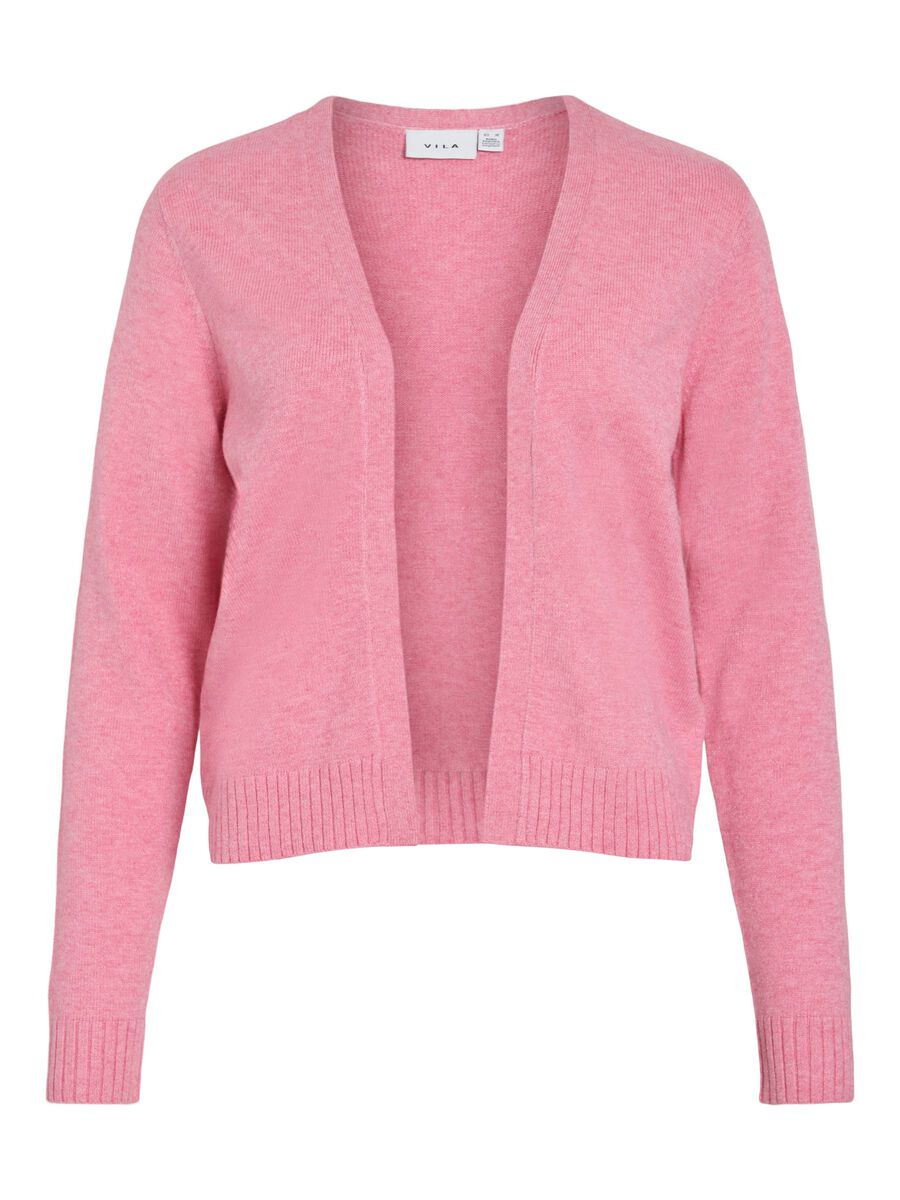 VILA VIRIL SHORT OPEN CARDIGAN, Sangria Sunset, highres - 14060800_SangriaSunset_816341_001.jpg