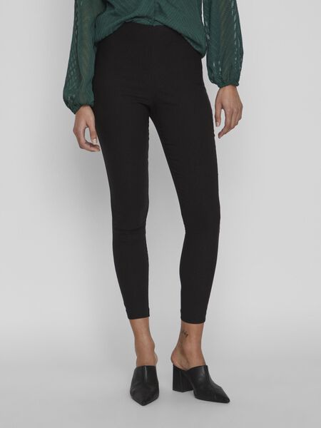 Vila HIGH WAISTED LEGGINGS, Black, highres - 14071146_Black_914275_003.jpg
