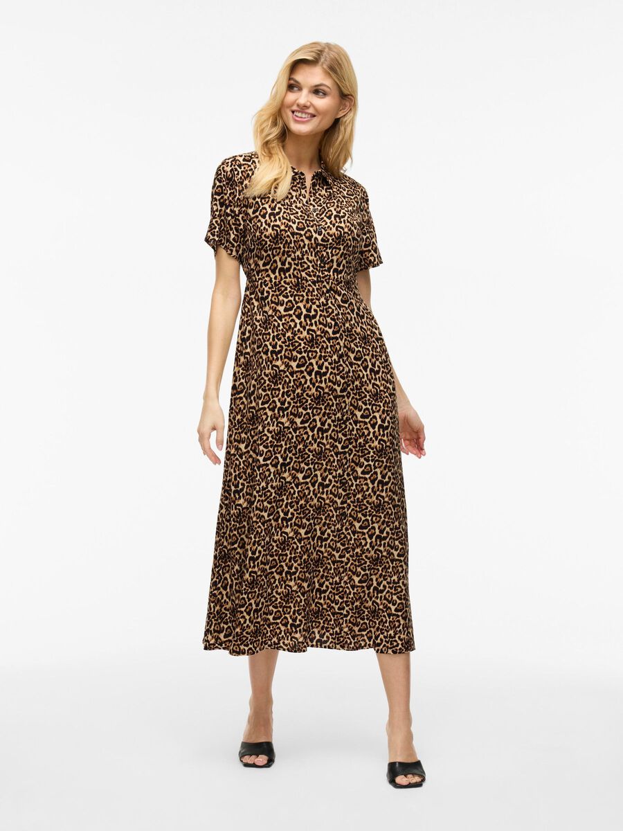VILA PETITE - MAXI SHIRT DRESS, Birch, highres - 14109906_Birch_1217094_003.jpg