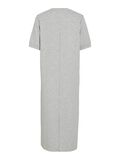 VILA SHORT SLEEVED MIDI DRESS, Light Grey Melange, highres - 14107339_LightGreyMelange_002.jpg