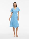 VILA VILOVIE SHORT SLEEVED WRAP DRESS, Blissful Blue, highres - 14059666_BlissfulBlue_1190183_003.jpg