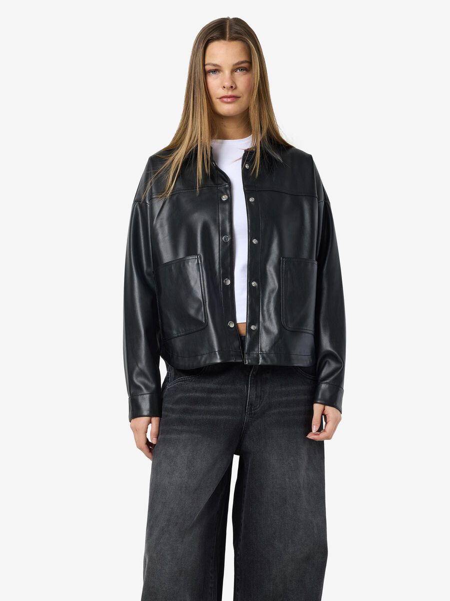 Noisy May KUNSTLEDER JACKE, Black, highres - 27034745_Black_003.jpg