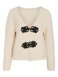 VILA V-NECK KNITTED CARDIGAN, Birch, highres - 14108770_Birch_1201047_001.jpg