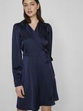 Vila LONG-SLEEVED WRAP DRESS, Navy Blazer, highres - 14084510_NavyBlazer_007.jpg