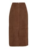 Product image thumbnail - VIIDA SUEDE MIDI SKIRT, Toffee | 7