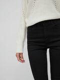 Vila HØJTALJET SKINNY FIT JEANS, Black Denim, highres - 14084770_BlackDenim_006.jpg