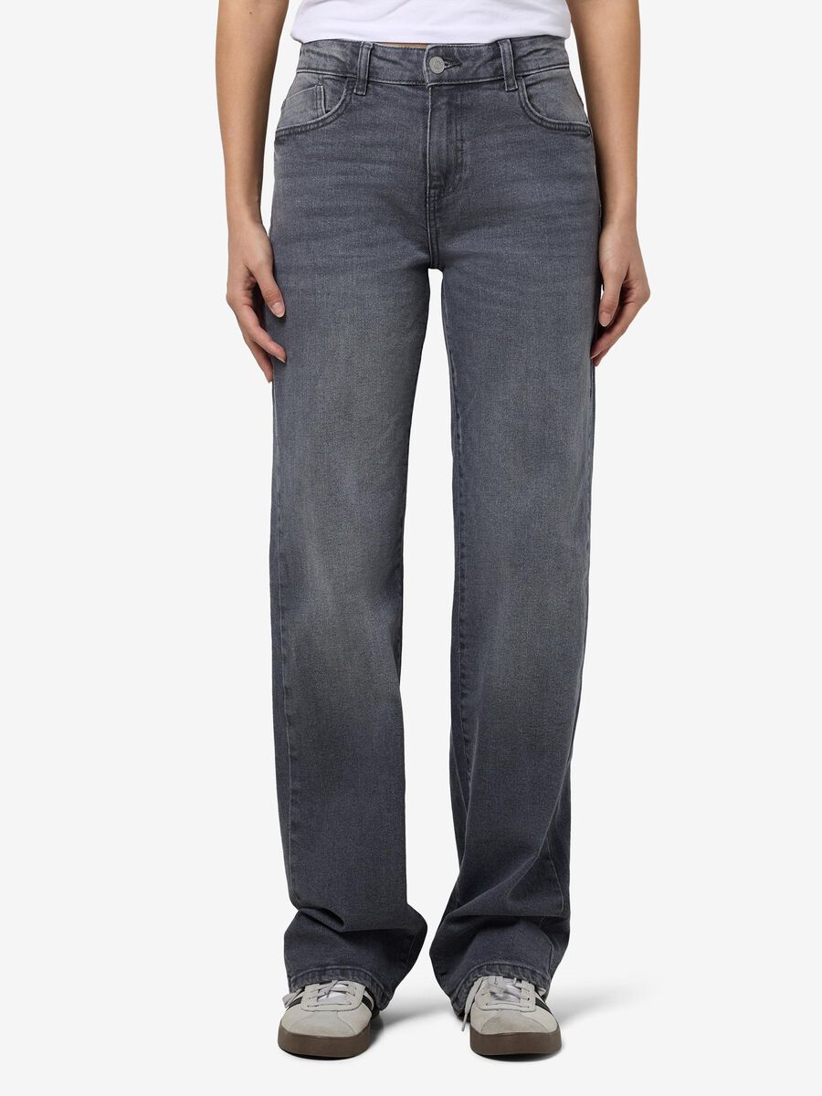 Noisy May NMYOLANDA WIDE LEG JEANS, Dark Grey Denim, highres - 27030419_DarkGreyDenim_003.jpg