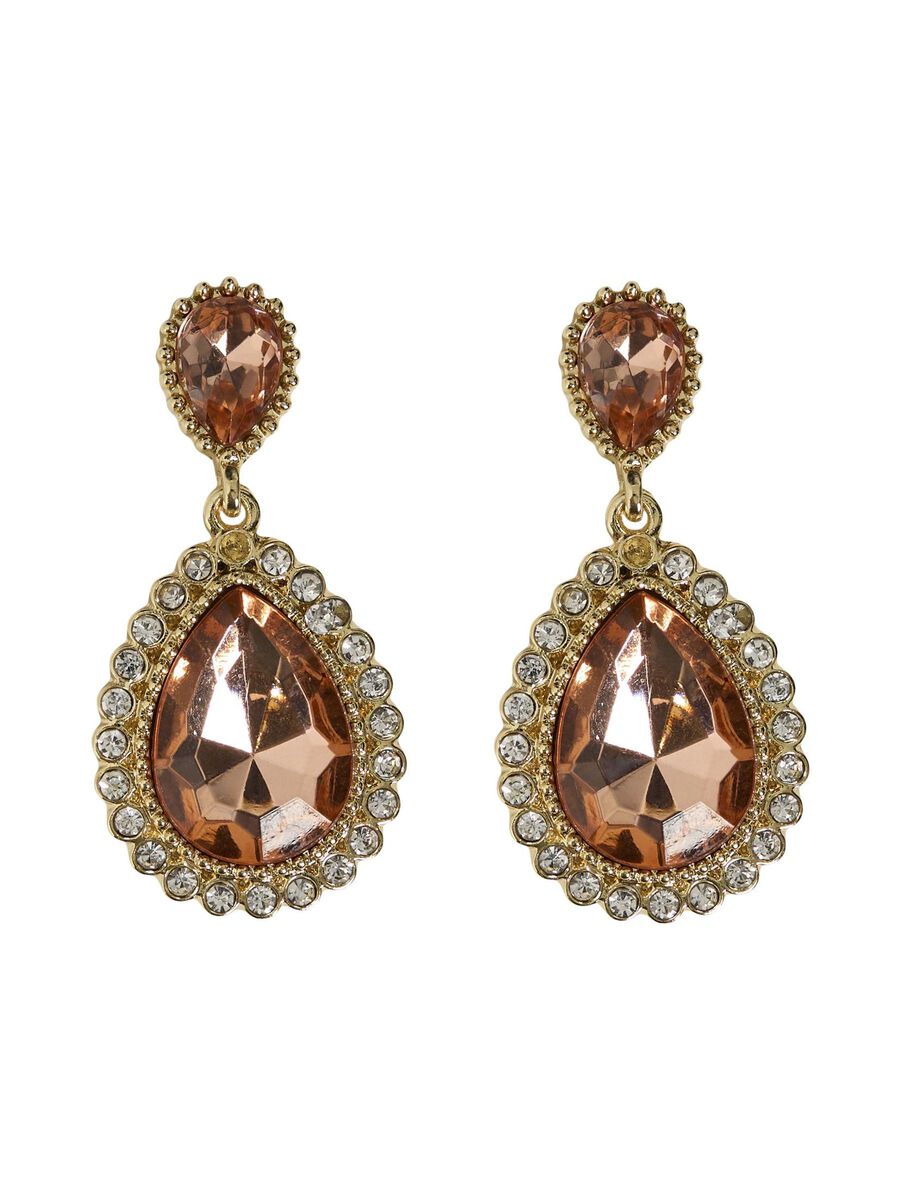 Vila ASPECT DIAMANT BOUCLES D'OREILLES GOUTTES, Shell Coral, highres - 14093043_ShellCoral_001.jpg