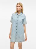 VILA VISOL - COURTE ROBE EN JEAN, Light Blue Denim, highres - 14106516_LightBlueDenim_003.jpg
