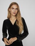 Vila KORT VELOUR SLÅ OM KJOLE, Black, highres - 14092621_Black_006.jpg