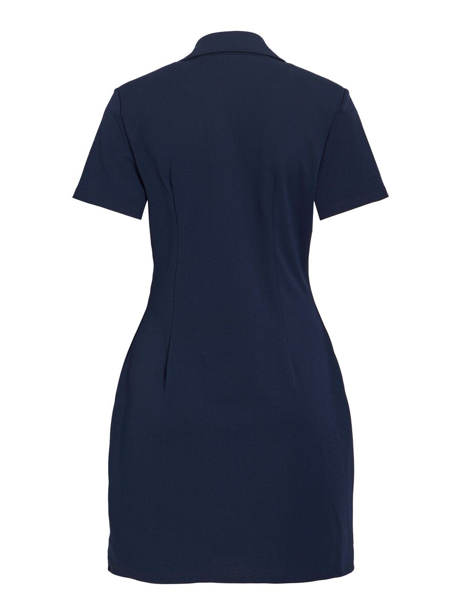 Product carousel image - VICLARA SHORT SLEEVED BLAZER DRESS, Navy Blazer | 2