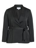 Vila CURVE - STRIKSLUITING TAILLE BLAZER, Black, highres - 14090874_Black_001.jpg